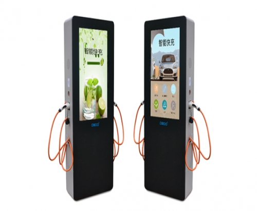 CHISEN43寸立式户外智能充电桩广告屏